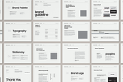 Brand Guidelines template Minimal, a Presentation Template by GAZINEOGRAPHIC (Thumbnail 2 of 4)