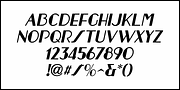 Schoolyard Deco JNL, a Sans Serif Font by Jeff Levine Fonts (Thumbnail 5 of 5)