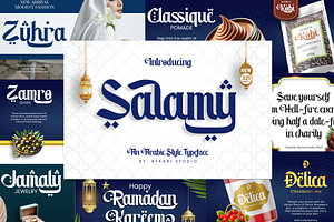 Arabic Style Font Bundle