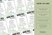 Badge Reel Care Card Template, a Design Template by Snapybiz (Thumbnail 9 of 10)