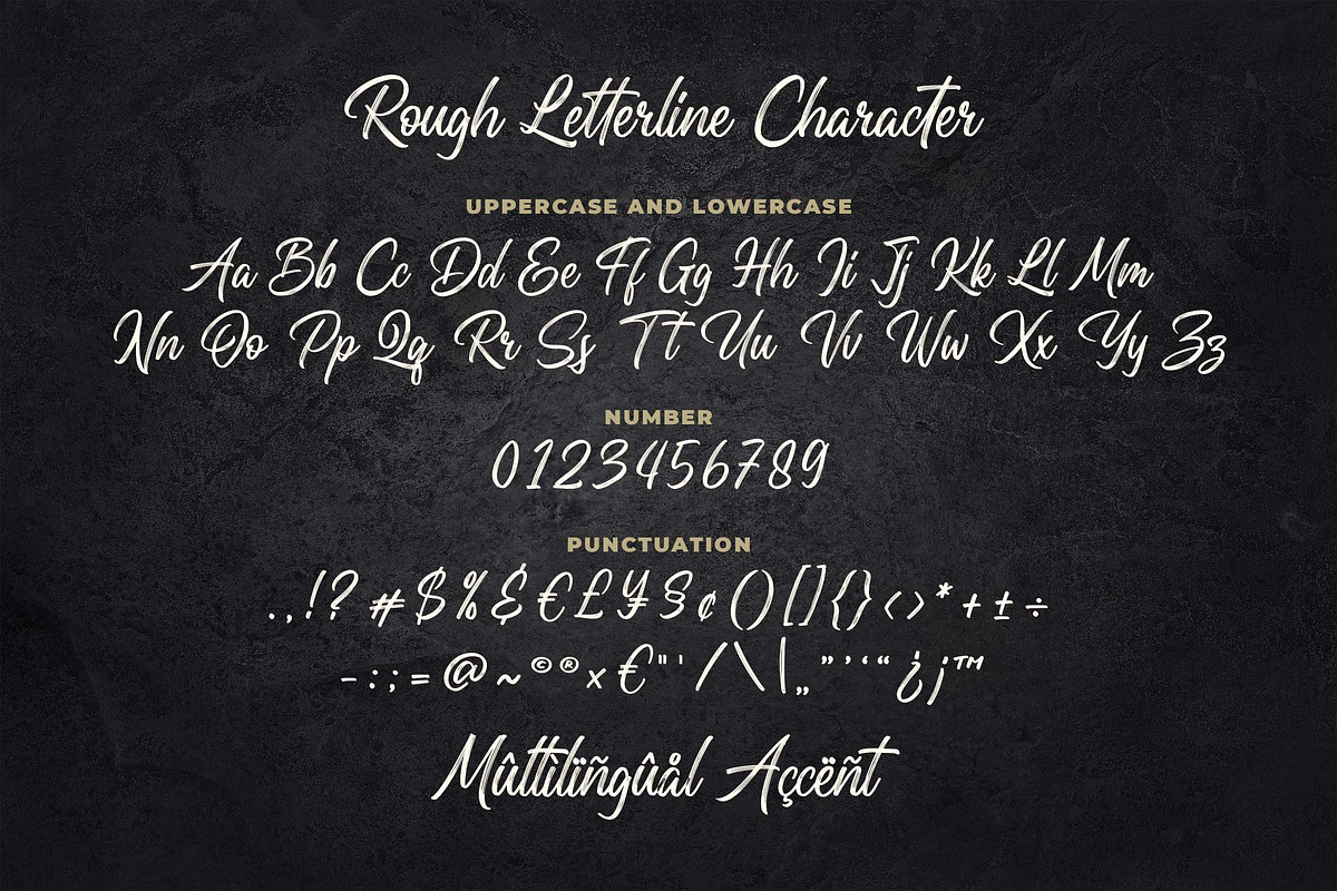 Rough Letterline - INTRO SALE!! preview 8