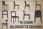 Chair Silhouette Designs, an Object Graphic by hafijul (Thumbnail 1 of 4)