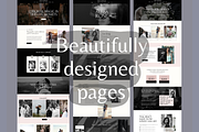 Wix website template photography, a Wix Template by Climbwithelevator (Thumbnail 3 of 9)