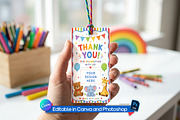 Baby thank you tag mockup, an Advertising Mockup by Rami's Mockups (Thumbnail 1 of 3)