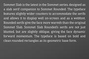 Sommet Slab Rounded, a Slab Serif Font by insigne (Thumbnail 3 of 4)