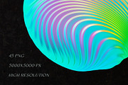 Holo Geometry Abstract 3D PNG Shapes, an Object Graphic by stasylionet (Thumbnail 2 of 11)