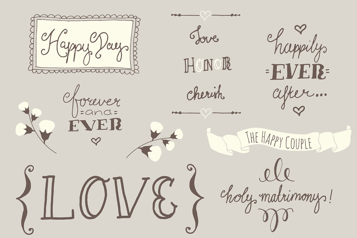 Wedding Overlays / Photoshop Brushes preview 4
