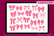 Coquette Bow Procreate Brush Set, a Brush Add-On by AngelfishCreative (Thumbnail 2 of 10)