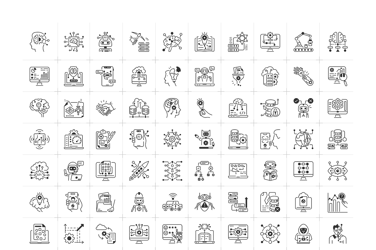 Animated Machine Learning Icons, an Outline Icon by Prosymbols (Photo 5 of 5)