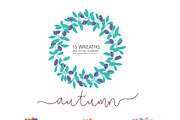 Fall / Autumn flower design set, a Decorative Illustration by MooBeer (Thumbnail 6 of 7)
