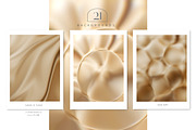 Gold Glass 3D Shapes & Backgrounds, an Object Graphic by Cat In Colour (Thumbnail 7 of 13)