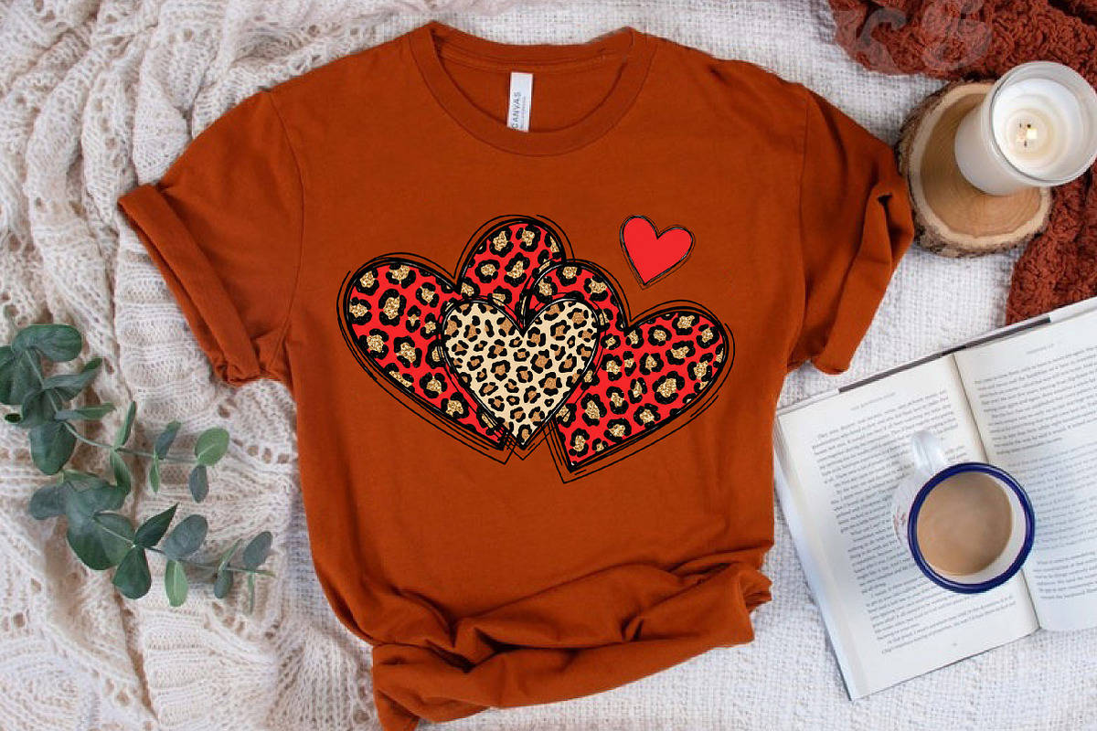 Leopard Plaid Hearts Png, an Illustration by Libby Wishes (Photo 7 of 7)