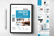 E-Business Plan Layout, a Presentation Template by Grkic Creative (Thumbnail 1 of 4)