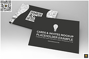 Invitation Card Mockup, a Print Template by Shocky Design Studio (Thumbnail 3 of 5)