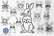 Easter Bunny Cute Bunny Svg Png Bund, an Object Graphic by FiveStarCrafting (Thumbnail 1 of 14)