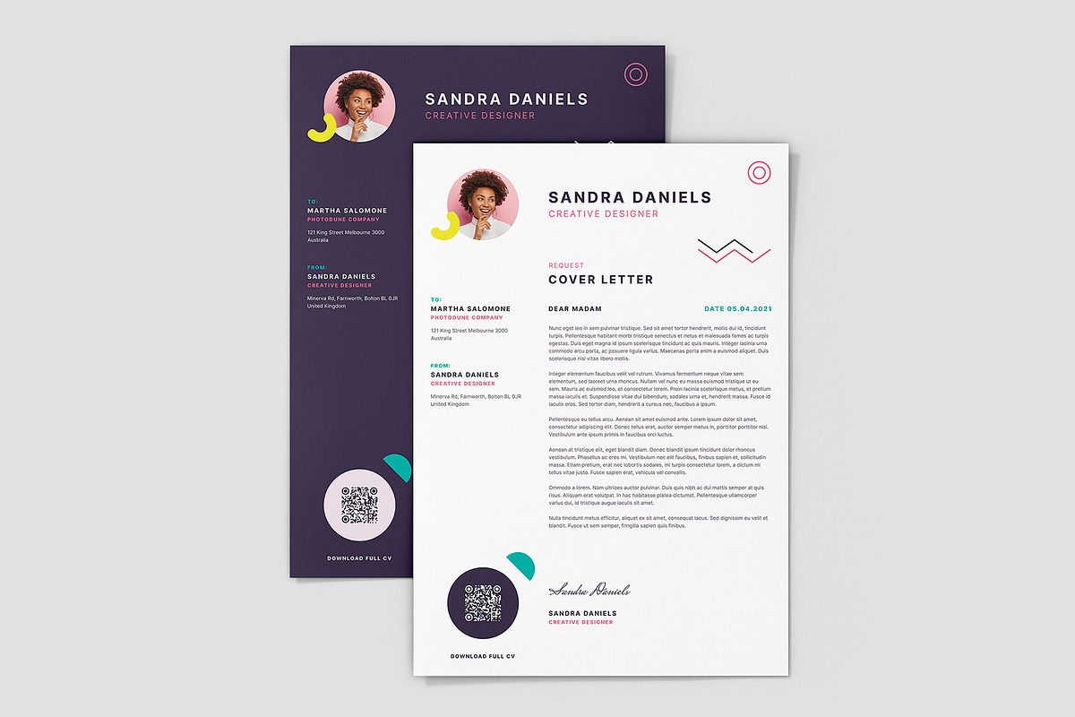 The Resume Flyer Canva Template, a Resume Template by artbart (Photo 3 of 10)