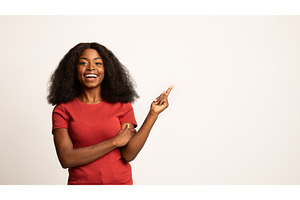 Nice Offer. Beautiful Smiling, a Person Photo by Prostock-Studio