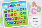 Kids Alphabet and Numbers, an Object Graphic by LartGraphics (Thumbnail 5 of 18)