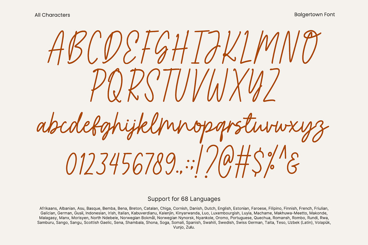 Balgertown, a Handwritten Font by yumnatype (Photo 9 of 10)