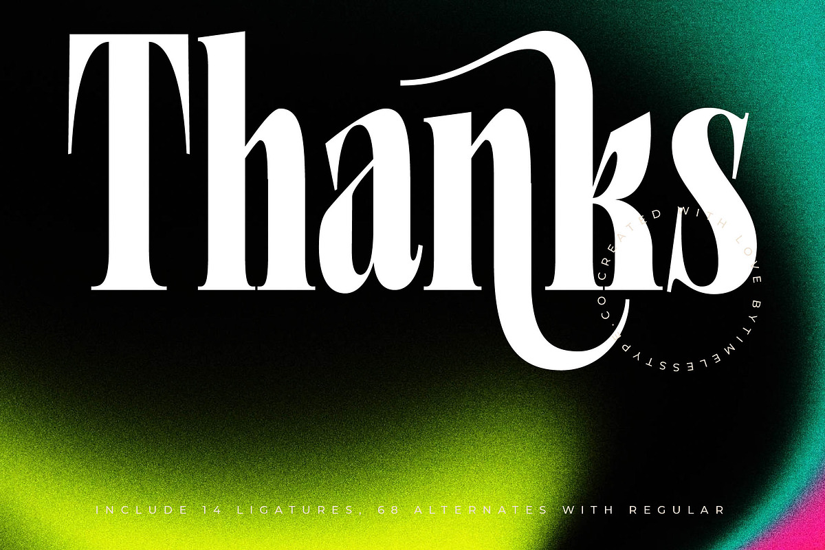 Grafistye Modern Display Serif Font, a Serif Font by timelesstype.co (Photo 20 of 20)