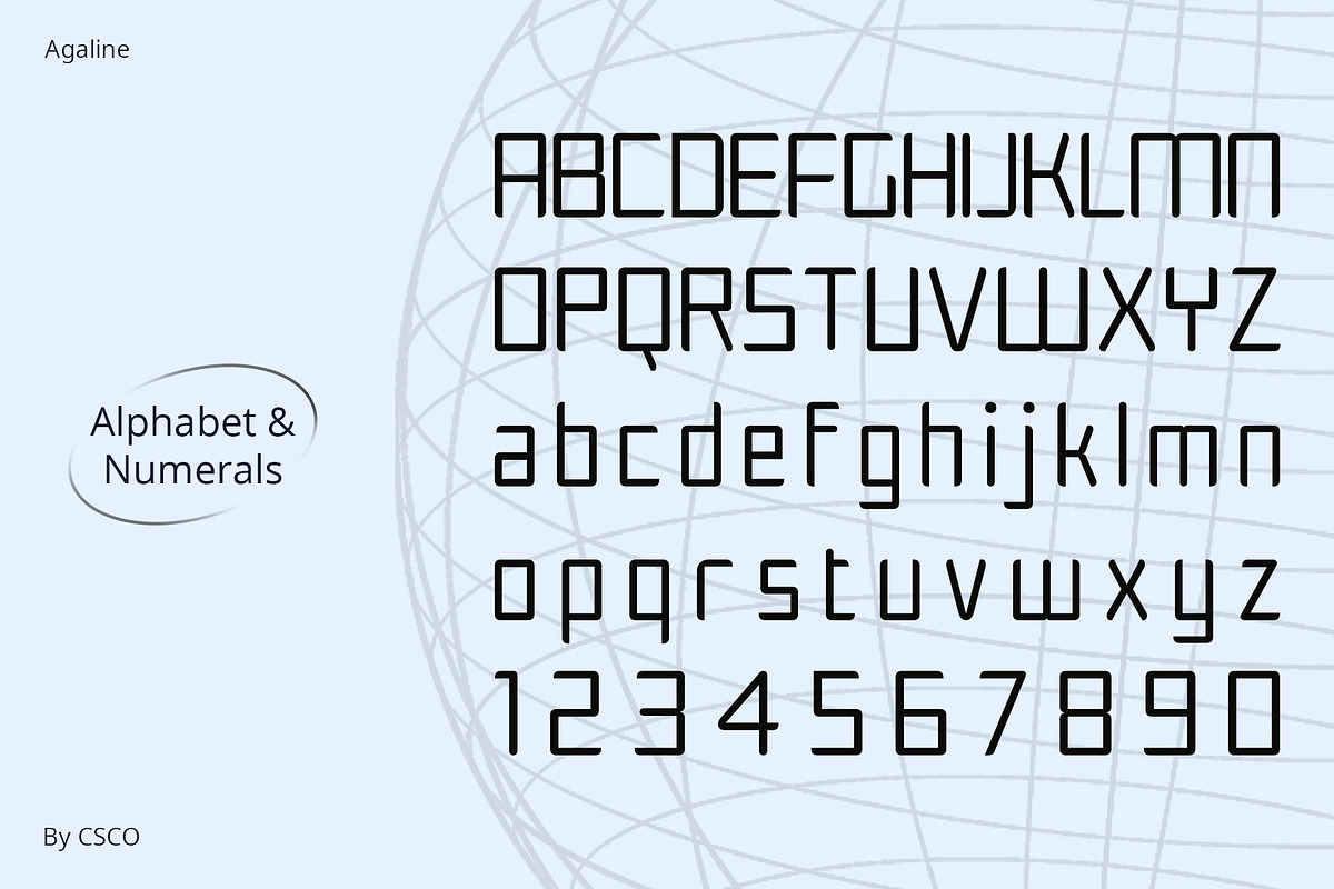 Agaline – Minimalist Font, a Sans Serif Font by Craft Supply Co. (Photo 6 of 8)
