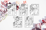Coloring Book for Girls | Barbie, an Illustration by ChristinaDesigns (Thumbnail 4 of 6)