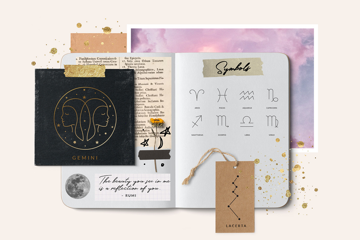 Zodiac and Constellation Collection, an Outline Icon by Pixejoo (Photo 4 of 11)