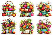 Summer Fruit Basket Clipart, an Illustration by Daily.Designs (Thumbnail 5 of 8)