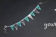 Etsy Shop Banner - chalkboard, a Cups & Container Mockup by the studio louvain shop (Thumbnail 2 of 4)