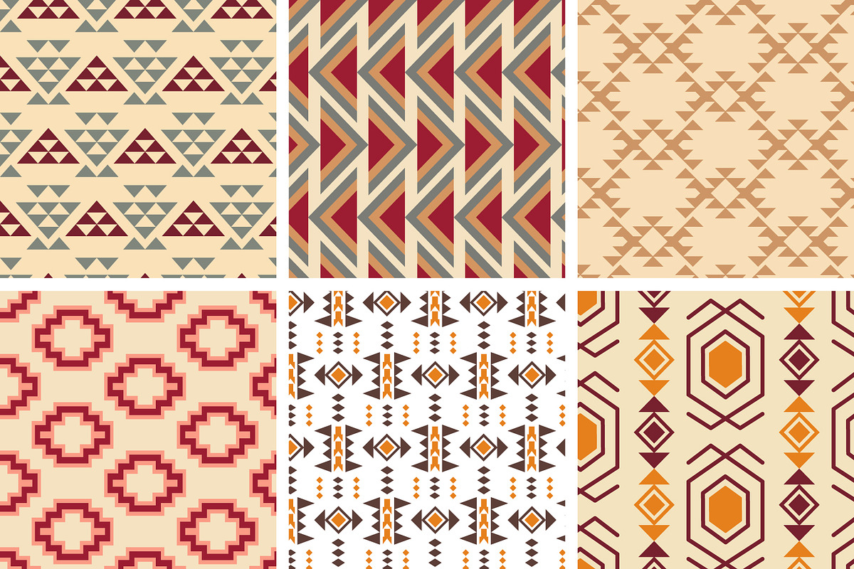22 Southwestern Navajo Patterns Pack, a Pattern Graphic by Katrinelly (Photo 10 of 11)