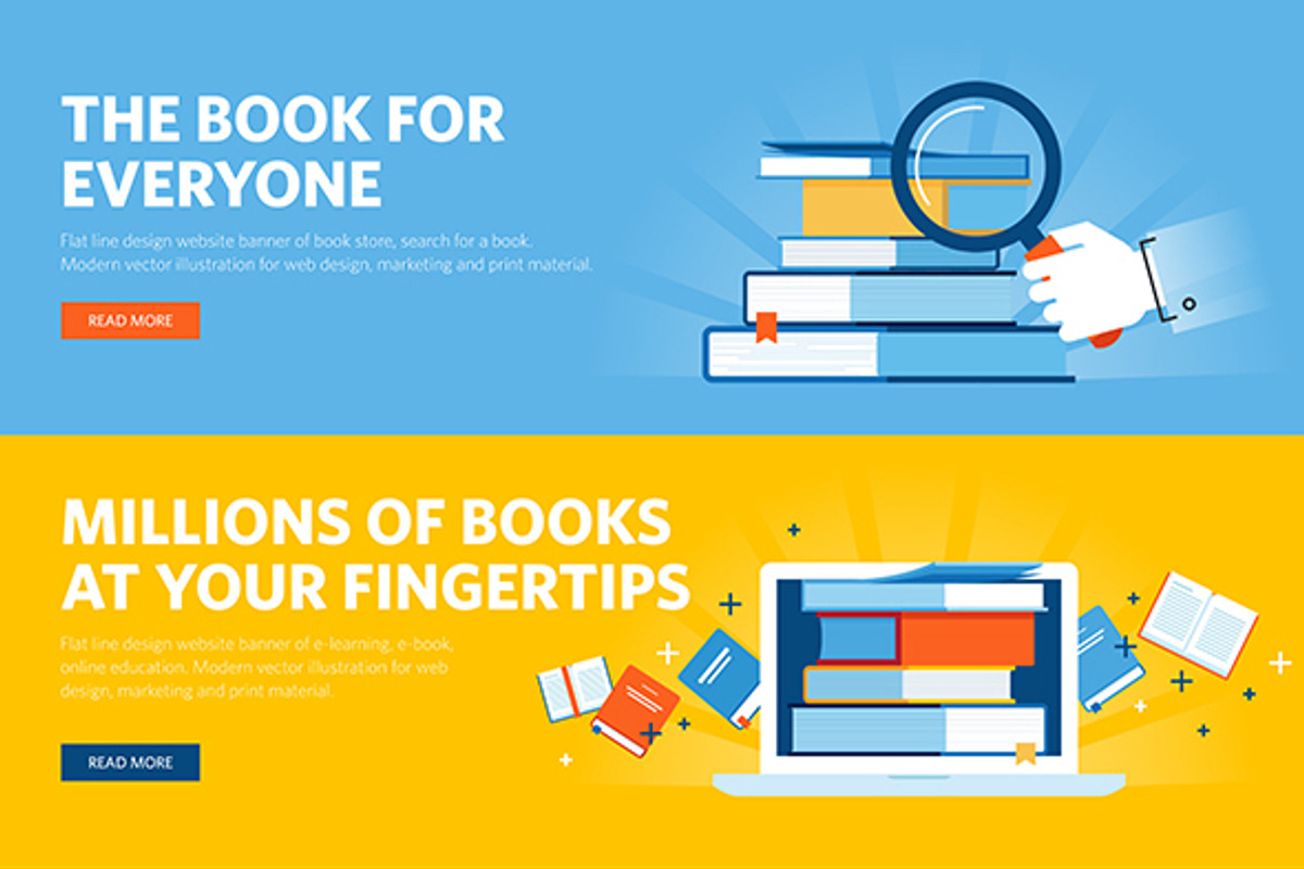 Flat Line Web Banners, a Templates & Theme by PureSolution (Photo 2 of 3)