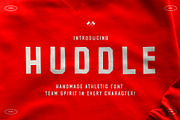 HUDDLE, a Sans Serif Font by Midnight Grim (Thumbnail 1 of 6)