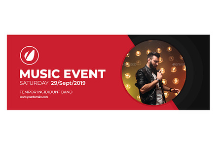 Music Event Animated Facebook Cover, a Templates & Theme by Nisha Droch