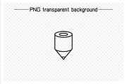 Pen and Pencil Line Icons, an Outline Icon by Designfour (Thumbnail 2 of 7)