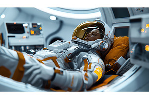 Astronaut wearing a space suit, a Technology Photo by Sergey Kotenev