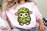 Camouflage Easter Sheep PNG, an Illustration by Daily.Designs (Thumbnail 5 of 5)