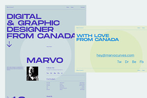 Marvo Portfolio Figma Template