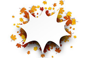 Golden autumn set with maple leaves, a Decorative Illustration by Vjom (Thumbnail 12 of 13)