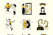 Artificial Intelligence Drawing Set, a Solid Icon by Vectors Market (Thumbnail 7 of 9)