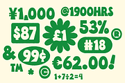 Big Bottom! Hand Lettered Font!, a Sans Serif Font by Studio Funshop by Kelli (Thumbnail 6 of 11)