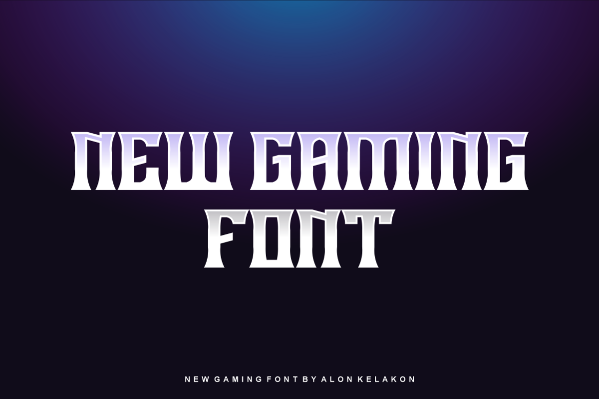 Dasner Gaming Font, a Serif Font by alon kelakon (Photo 2 of 5)