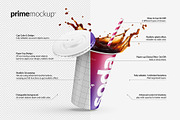 Paper Soda Cup Mockup Bundle, a Cups & Container Mockup by PrimeMockup (Thumbnail 5 of 11)