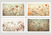 Zewe Collection · Retro Flowerscapes, a Decorative Illustration by milatovar (Thumbnail 2 of 16)