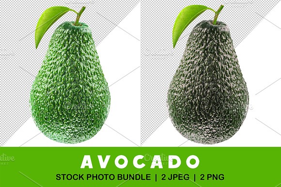 Green And Brown Avocado