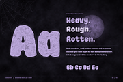 Oblq BoldRot | Horror Display Font, a Sans Serif Font by Oblique Foundry (Thumbnail 5 of 15)
