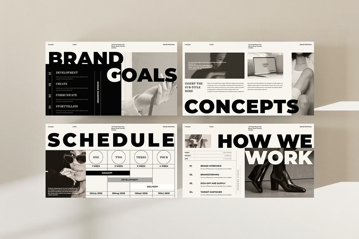 Brand Proposal Presentation Template, a Presentation Template by ArtisanaAura (Photo 12 of 14)