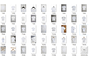 White T-Shirt Mockups 22 pics, a Mockup by ElDesignState (Thumbnail 3 of 5)