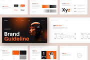 Modern Brand Guideline Template, a Presentation Template by graphypix (Thumbnail 4 of 9)