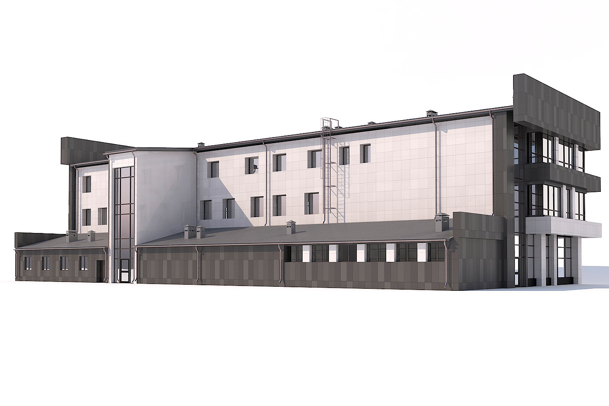 Shopping center, an Architecture 3D Model by profdesign (Photo 5 of 10)