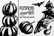 Pumpkins and Bats, an Illustration by Andrea Tardivo (Thumbnail 3 of 4)